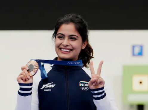 'मनु ओलिंपिक में 2 मेडल जीतने वाली पहली भारतीय महिला | '